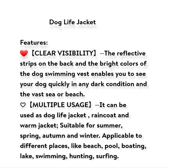 🎉HP🎉NEW Ripstop Dog Life Jacket - Picture 11 of 14